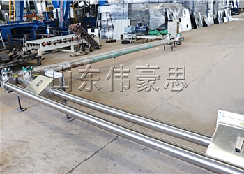 殺菌劑管鏈?zhǔn)捷斔蜋C(jī)，安丘管鏈輸送機(jī)生產(chǎn)現(xiàn)場(chǎng)