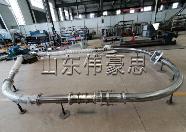 環(huán)形管鏈粉體輸送機，塑料顆粒管鏈輸送系統(tǒng)