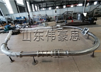 環(huán)形管鏈粉體輸送機(jī)，塑料顆粒管鏈輸送系統(tǒng)
