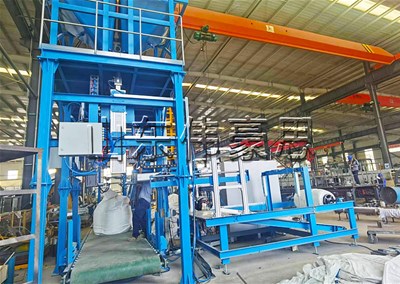樹脂粉全自動(dòng)噸包包裝機(jī)，噸袋全自動(dòng)包裝秤工作實(shí)現(xiàn)