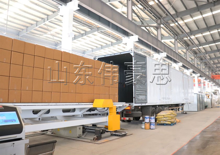 紙箱料自動推進(jìn)式裝車機(jī)，全自動裝車機(jī)實現(xiàn)多產(chǎn)品裝車